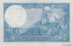 10 Francs MINERVE Petit numéro FRANKREICH  1916 F.06.01A1 fST+