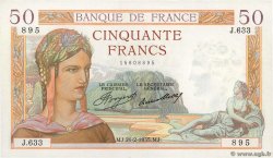 50 Francs CÉRÈS FRANCIA  1935 F.17.04