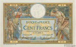 100 Francs LUC OLIVIER MERSON avec LOM Petit numéro FRANCIA  1908 F.22.01A1 q.FDC
