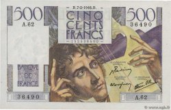 500 Francs CHATEAUBRIAND FRANCIA  1946 F.34.04 SC+