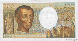 200 Francs MONTESQUIEU Fauté FRANCE  1988 F.70.08 UNC-
