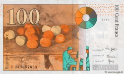 100 Francs CÉZANNE Fauté FRANKREICH  1997 F.74.01 VZ+