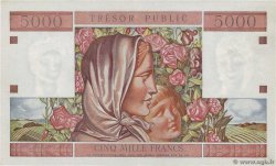 5000 Francs TRÉSOR PUBLIC FRANCIA  1955 VF.36.01 q.AU