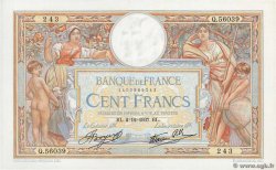 100 Francs LUC OLIVIER MERSON type modifié FRANCE  1937 F.25.04 pr.SPL