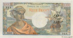 1000 Francs ALGÉRIE  1945 P.096 SPL