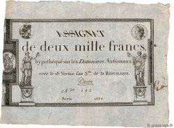 2000 Francs FRANKREICH  1795 Ass.51a