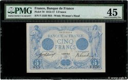 5 Francs BLEU FRANKREICH  1913 F.02.13