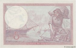 5 Francs FEMME CASQUÉE FRANKREICH  1929 F.03.13 fST+