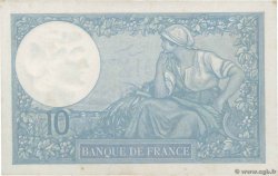 10 Francs MINERVE modifié FRANCE  1939 F.07.01 SUP+