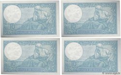 10 Francs MINERVE modifié Consécutifs FRANCIA  1939 F.07.09 AU