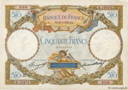 50 Francs LUC OLIVIER MERSON type modifié FRANKREICH  1934 F.16.05 SS