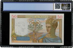 50 Francs CÉRÈS modifié FRANKREICH  1937 F.18.02 VZ+