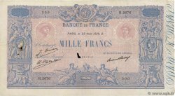 1000 Francs BLEU ET ROSE FRANCIA  1926 F.36.43 q.BB