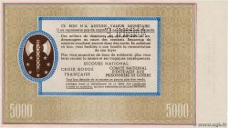 5000 Francs BON DE SOLIDARITÉ Annulé FRANCE regionalism and miscellaneous  1941 KL.13Bs AU
