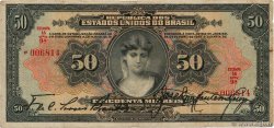 50 Mil Reis BRAZIL  1926 P.105a F