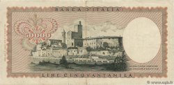 50000 Lire ITALY  1970 P.099b F+