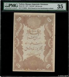 100 Kurush TURQUIE  1877 P.051c