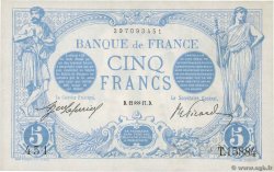5 Francs BLEU FRANCIA  1917 F.02.47