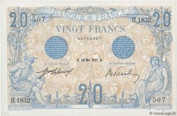 20 Francs BLEU FRANKREICH  1912 F.10.02
