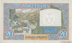 20 Francs TRAVAIL ET SCIENCE FRANCIA  1940 F.12.04 AU+