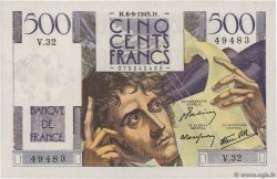500 Francs CHATEAUBRIAND FRANCIA  1945 F.34.02 FDC