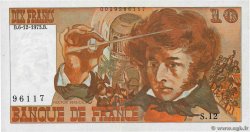 10 Francs BERLIOZ sans signatures FRANKREICH  1978 F.63bis.01 VZ