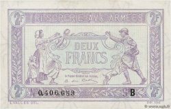 2 Francs TRÉSORERIE AUX ARMÉES FRANKREICH  1919 VF.05.02 fST