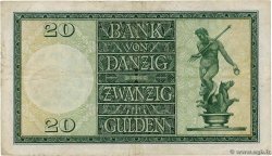 20 Gulden DANTZIG  1937 P.63 q.BB