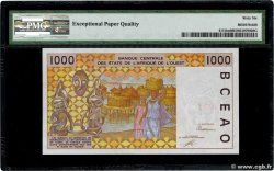 1000 Francs Spécimen ESTADOS DEL OESTE AFRICANO  1991 P.411Ds SC+