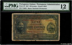 20 Escudos PORTUGUESE GUINEA  1947 P.033 SGE