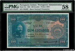100 Escudos PORTUGUESE GUINEA  1964 P.041a fST+