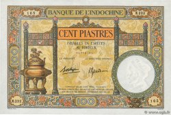100 Piastres FRENCH INDOCHINA  1936 P.051d AU+