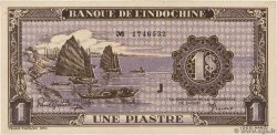 1 Piastre violet FRENCH INDOCHINA  1943 P.060 UNC