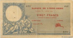 20 Francs NOUVELLE CALÉDONIE  1921 P.20 F - VF