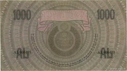 1000 Gulden NETHERLANDS  1926 P.048 VF