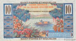 10 Francs Colbert SAINT PIERRE E MIQUELON  1946 P.23 AU+