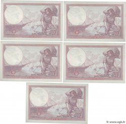 5 Francs FEMME CASQUÉE Consécutifs FRANKREICH  1928 F.03.12 fST+