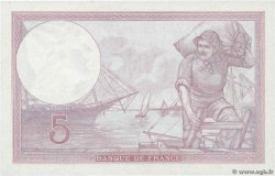 5 Francs FEMME CASQUÉE modifié Numéro spécial FRANCE  1940 F.04.17 NEUF