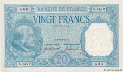 20 Francs BAYARD FRANKREICH  1917 F.11.02
