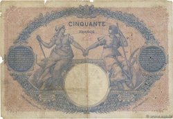 50 Francs BLEU ET ROSE FRANCE  1895 F.14.07 G