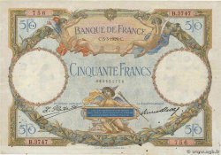 50 Francs LUC OLIVIER MERSON FRANCE  1929 F.15.03