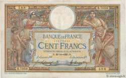 100 Francs LUC OLIVIER MERSON sans LOM FRANCE  1920 F.23.13 VF-