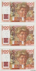100 Francs JEUNE PAYSAN Consécutifs FRANKREICH  1946 F.28.06