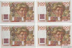 100 Francs JEUNE PAYSAN Consécutifs FRANCIA  1949 F.28.24