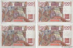 100 Francs JEUNE PAYSAN Consécutifs FRANCE  1949 F.28.24 XF+