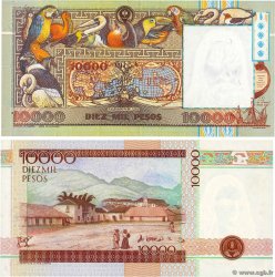 10000 Pesos COLOMBIE  1998 P.437A et P.444a pr.NEUF