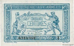 50 Centimes TRÉSORERIE AUX ARMÉES 1917 FRANKREICH  1917 VF.01.09 fST+