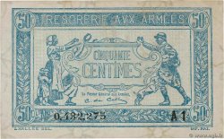 50 Centimes TRÉSORERIE AUX ARMÉES 1919 FRANCIA  1919 VF.02.10