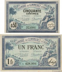 50 Centimes et 1 Franc ALGERIEN Oran 1923 GB.20 et 21 fST