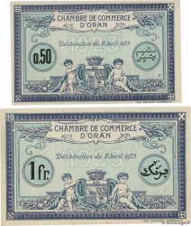 50 Centimes et 1 Franc ALGERIA Oran 1923 GB.20 et 21 AU